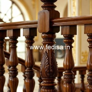 Decorative Brass Wood Balcony Decor with Modern Style No-0288