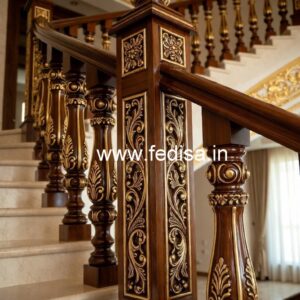 Luxury Brass Wood Fence Inspiration No-0331