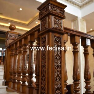Brass Wood Railings for Dream Homes No-0382