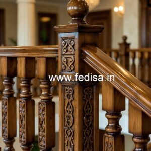 Brass Wood Staircase Railings for Dream Homes No-0407