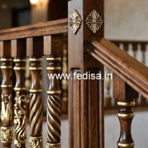 Decorative Brass Wood Balcony Decor Inspiration No-0420