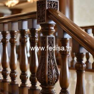 Elegant Brass Wood Fence Design Collection No-0422