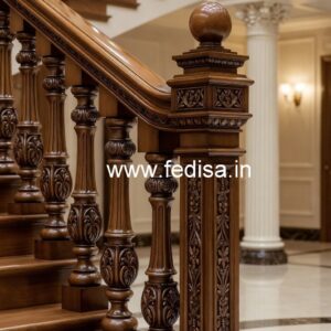Elegant Brass Wood Fence Inspiration for Homes No-0434