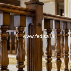 Luxury Brass Wood Balcony Decor Ideas No-0456