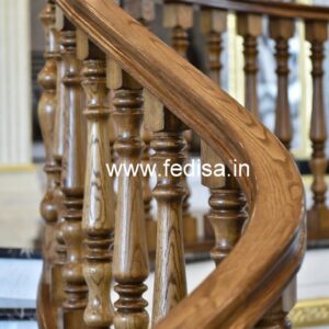 Elegant Brass Wood Staircase Trends 2027 No-0464