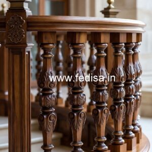 Luxury Brass Wood Balcony Decor Collection No-0510