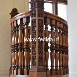 Modern Brass Wood Staircase Decor Inspiration No-0536