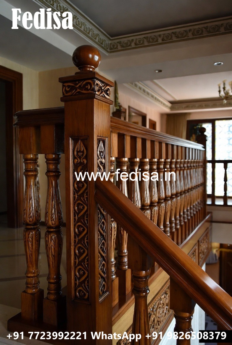 Premium Brass Wood Staircase Fence Collection No-0545
