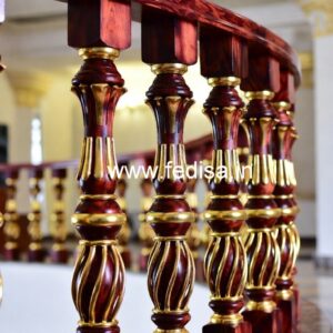 Stylish Brass Wood Fence Inspiration for Dream Homes No-0549