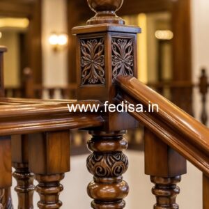Premium Brass Wood Staircase Collection No-0623
