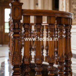 Royal Brass Wood Staircase Inspiration No-0640
