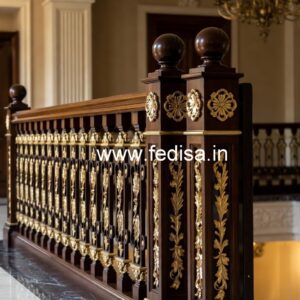 Luxury Brass Wood Handrail Collection No-0648