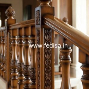 Decorative Brass Wood Balcony Fence No-0657