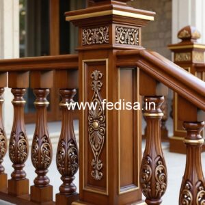 Modern Brass Wood Staircase Trends No-0658