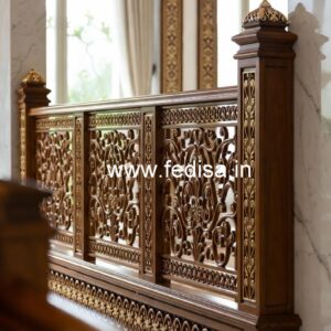 Brass Wood Staircase Banister Collection No-0672