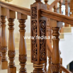 Brass Wood Balcony Decor with Modern Look No-0679