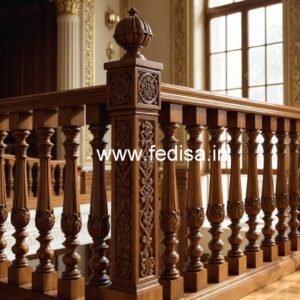 Brass Wood Staircase Railings for Dream Homes No-0707