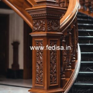 Decorative Brass Wood Staircase Decor Collection No-0725