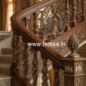 Elegant Brass Wood Fence Inspiration for Homes No-0734