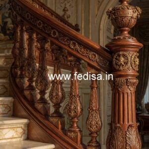 Elegant Brass Wood Balcony Collection 2028 No-0740