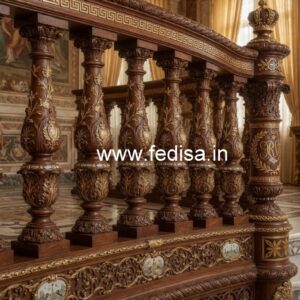 Modern Brass Wood Staircase Collection 2028 No-0760