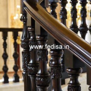 Luxury Brass Wood Fence with Elegant Style No-0779