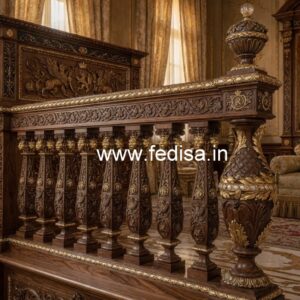 Decorative Brass Wood Fence Design Collection No-0834