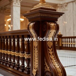 Stylish Brass Wood Balcony Decor Trends No-0867