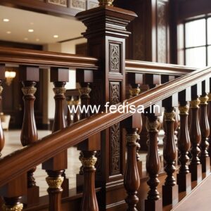 Royal Brass Wood Railing Design No-0914