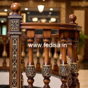 Royal Brass Wood Staircase Inspiration No-0940