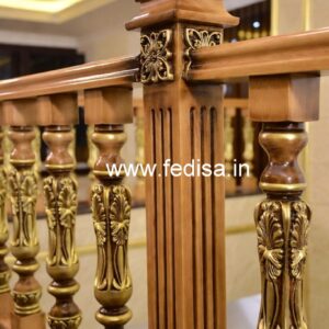 Luxury Brass Wood Handrail Collection No-0948