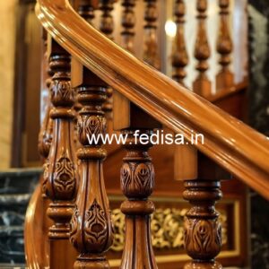 Stylish Brass Wood Fence Collection No-0962
