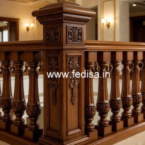 Modern Brass Wood Staircase Inspiration No-0980
