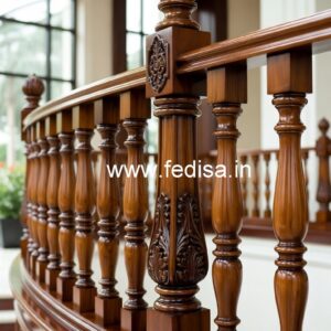 Decorative Brass Wood Stair Fence Collection No-0994