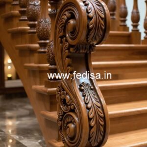 Beautiful Brass Wood Railings Collection No-1000