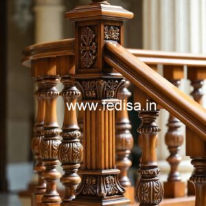 Decorative Brass Wood Handrails for Home No-1005