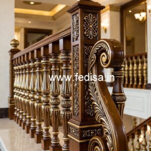 Elegant Brass Wood Balcony Collection 2029 No-1040