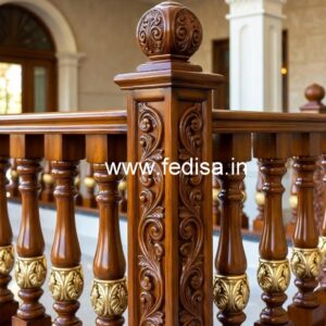 Elegant Brass Wood Staircase Trends 2029 No-1064