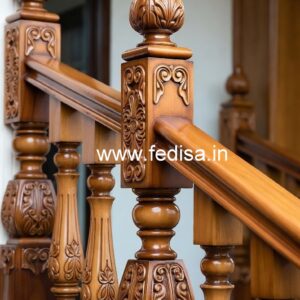 Elegant Brass Wood Fence Design Trends No-1083