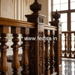 Decorative Brass Wood Fence with Artistic Finish No-1122