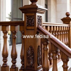 Stylish Brass Wood Fence Collection for Homes No-1125