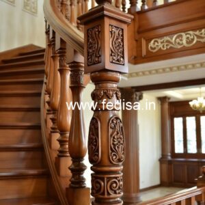 Elegant Brass Wood Fence with Golden Finish No-1156