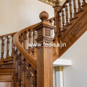 Premium Brass Wood Balcony Design Collection No-1157