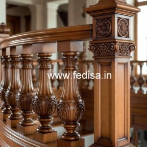 Luxury Brass Wood Fence with Contemporary Look No-1177