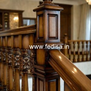 Brass Wood Railing for Duplex House No-1210