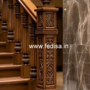 Royal Brass Wood Railing Design No-1214