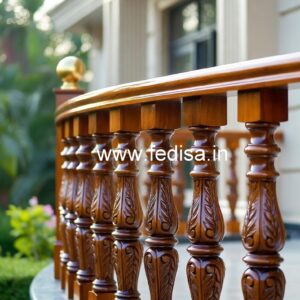 Brass Wood Staircase Banister Collection No-1272
