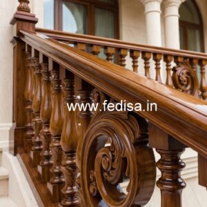 Decorative Brass Wood Stair Fence Collection No-1294