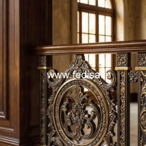 Decorative Brass Wood Handrails for Home No-1305