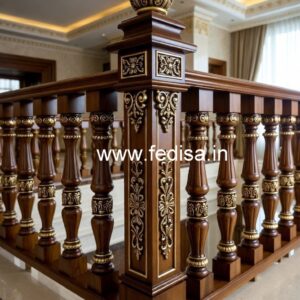 Elegant Brass Wood Fence Inspiration for Homes No-1334